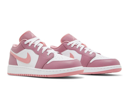 Tênis Nike Air Jordan 1 Low GS Desert Berry Rosa