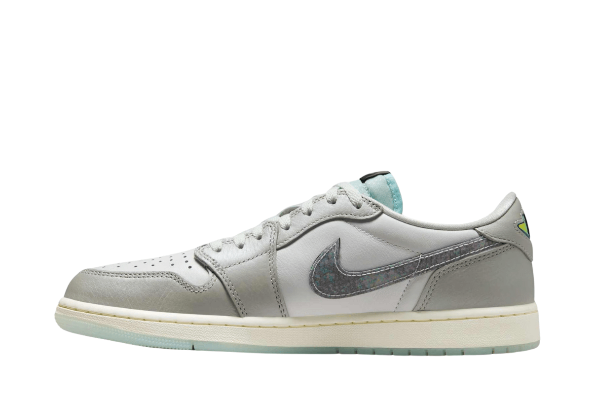 Tênis Nike Air Jordan 1 Low Lunar New Year Photon Dust Cinza