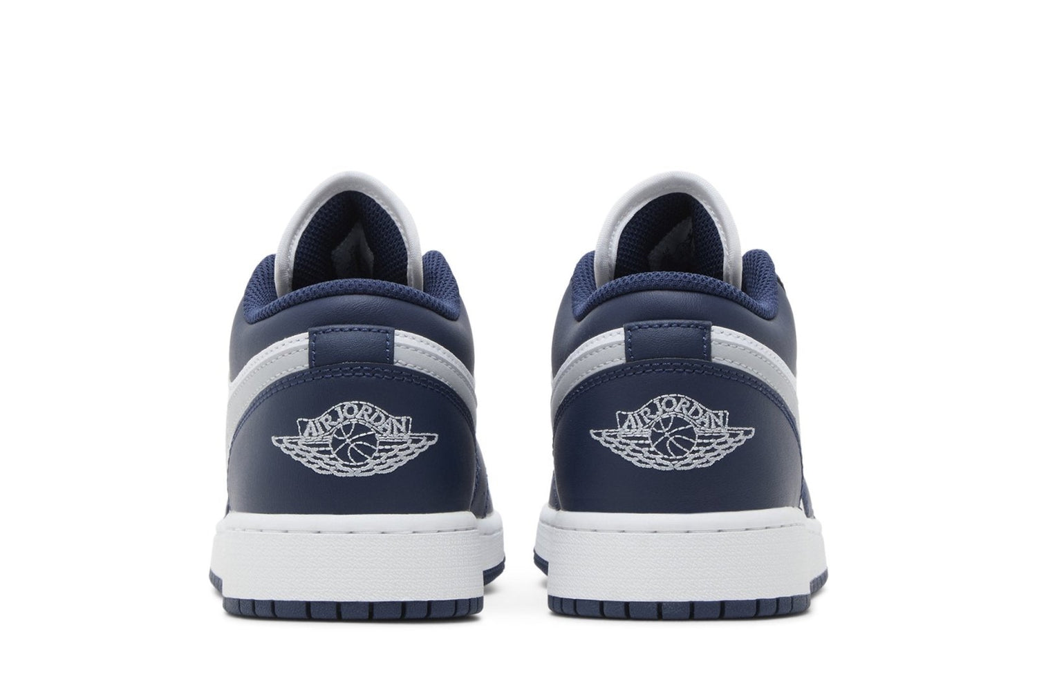 Tênis Nike Air Jordan 1 Low Midnight Navy Wolf Grey Azul Marinho