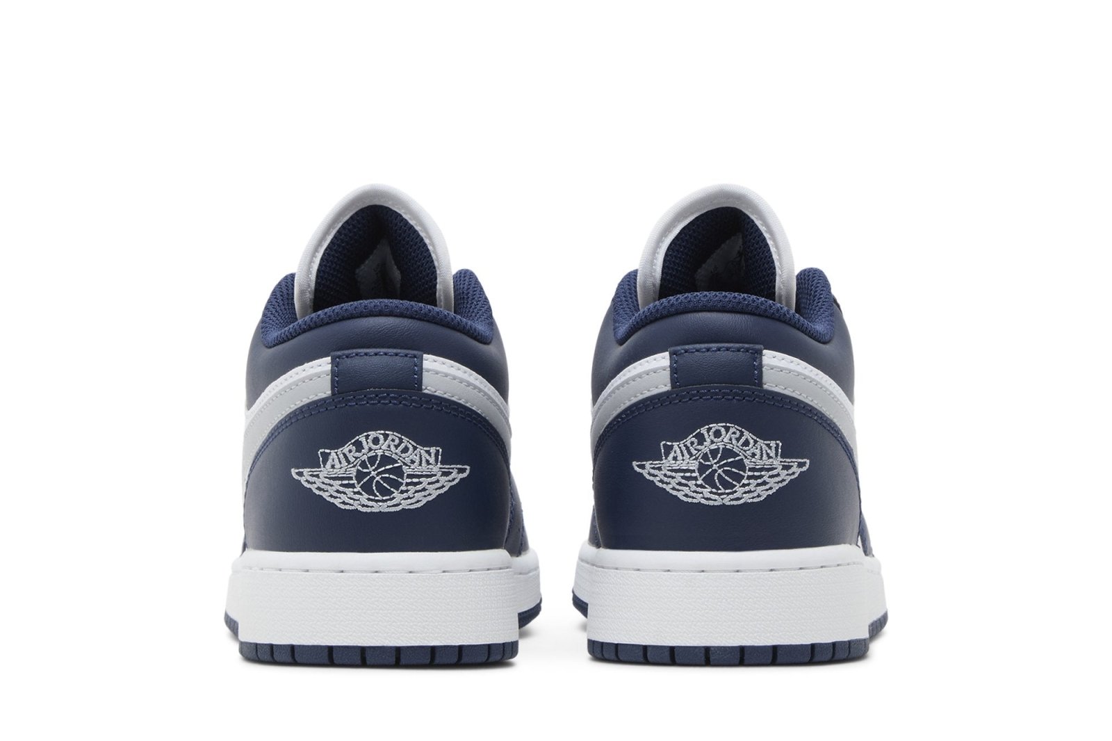 Tênis Nike Air Jordan 1 Low Midnight Navy Wolf Grey Azul Marinho