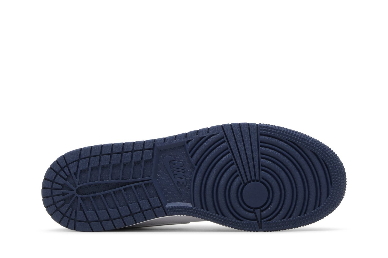 Tênis Nike Air Jordan 1 Low Midnight Navy Wolf Grey Azul Marinho