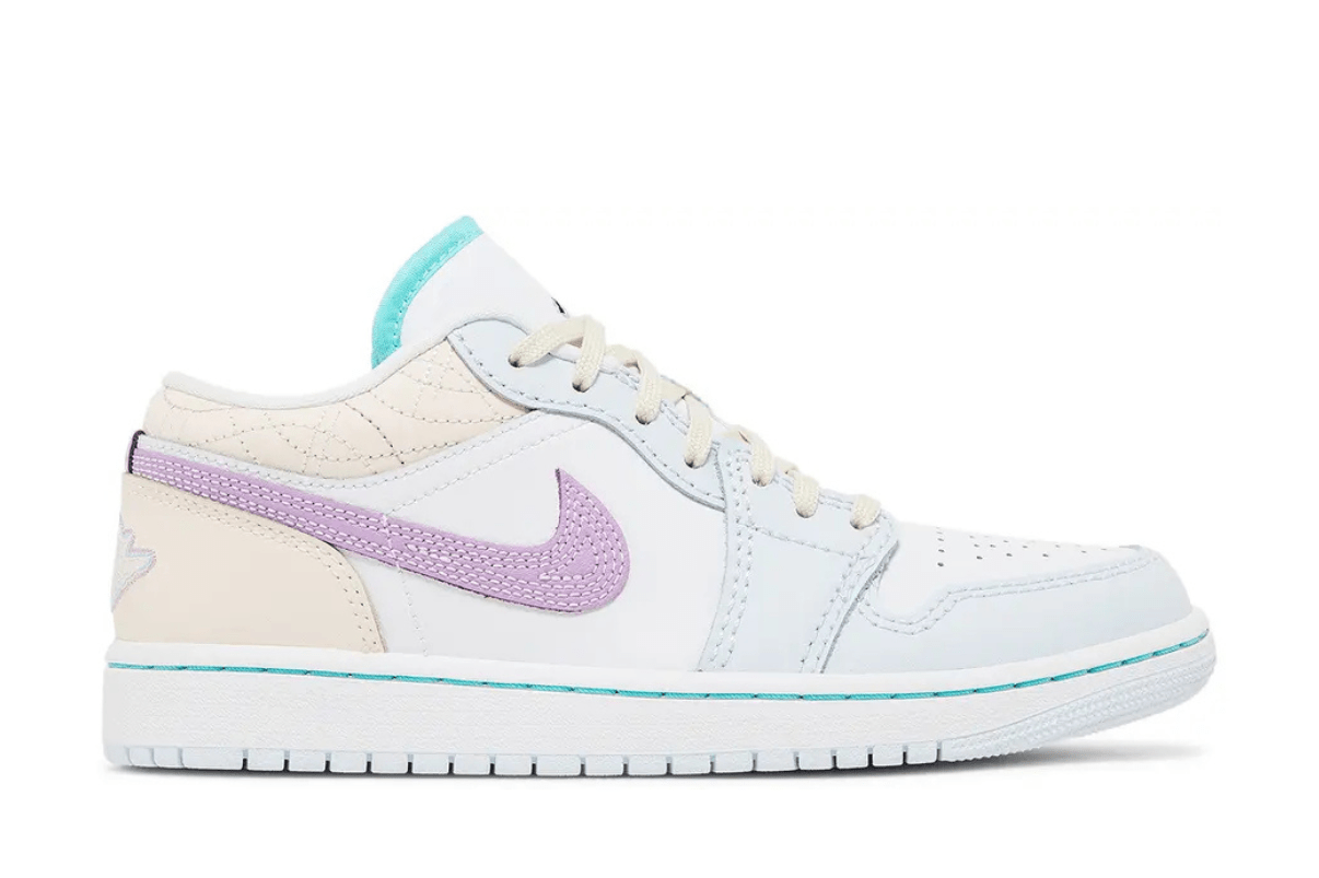 Tênis Nike Air Jordan 1 Low Multicolor Sashiko Colorido