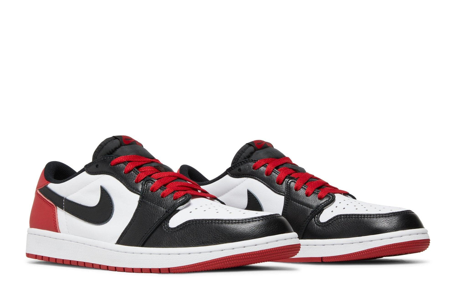 Tênis Nike Air Jordan 1 Low OG Black Toe (2023) Vermelho