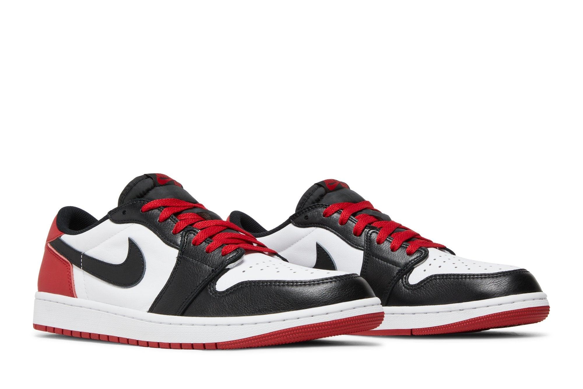 Tênis Nike Air Jordan 1 Low OG Black Toe (2023) Vermelho