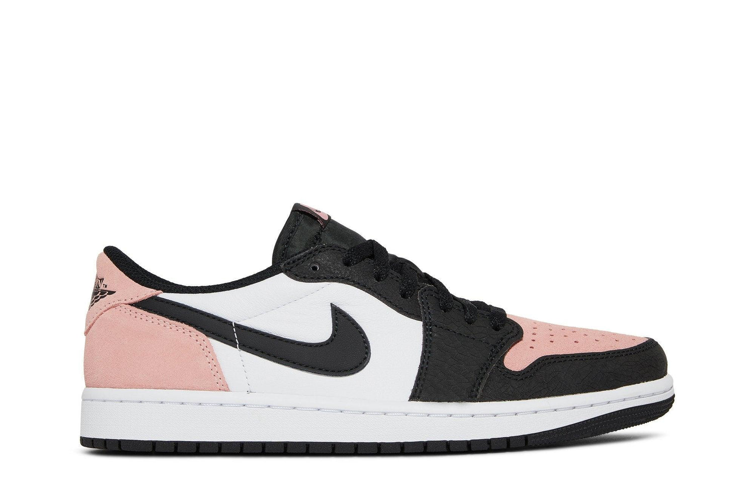 Tênis Nike Air Jordan 1 Low OG Bleached Coral Rosa