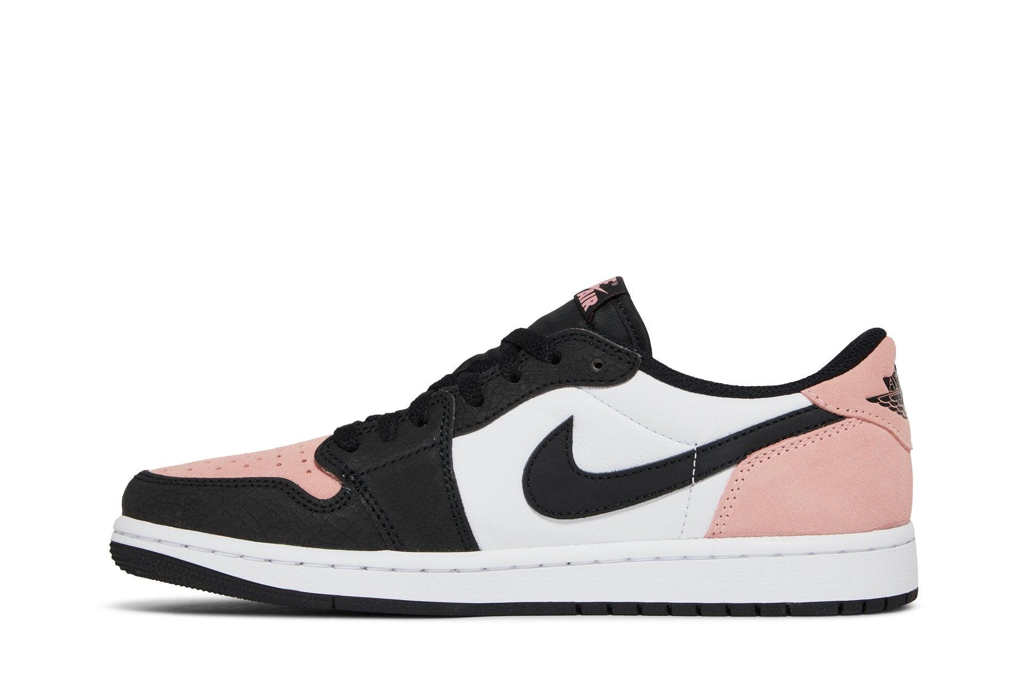 Tênis Nike Air Jordan 1 Low OG Bleached Coral Rosa