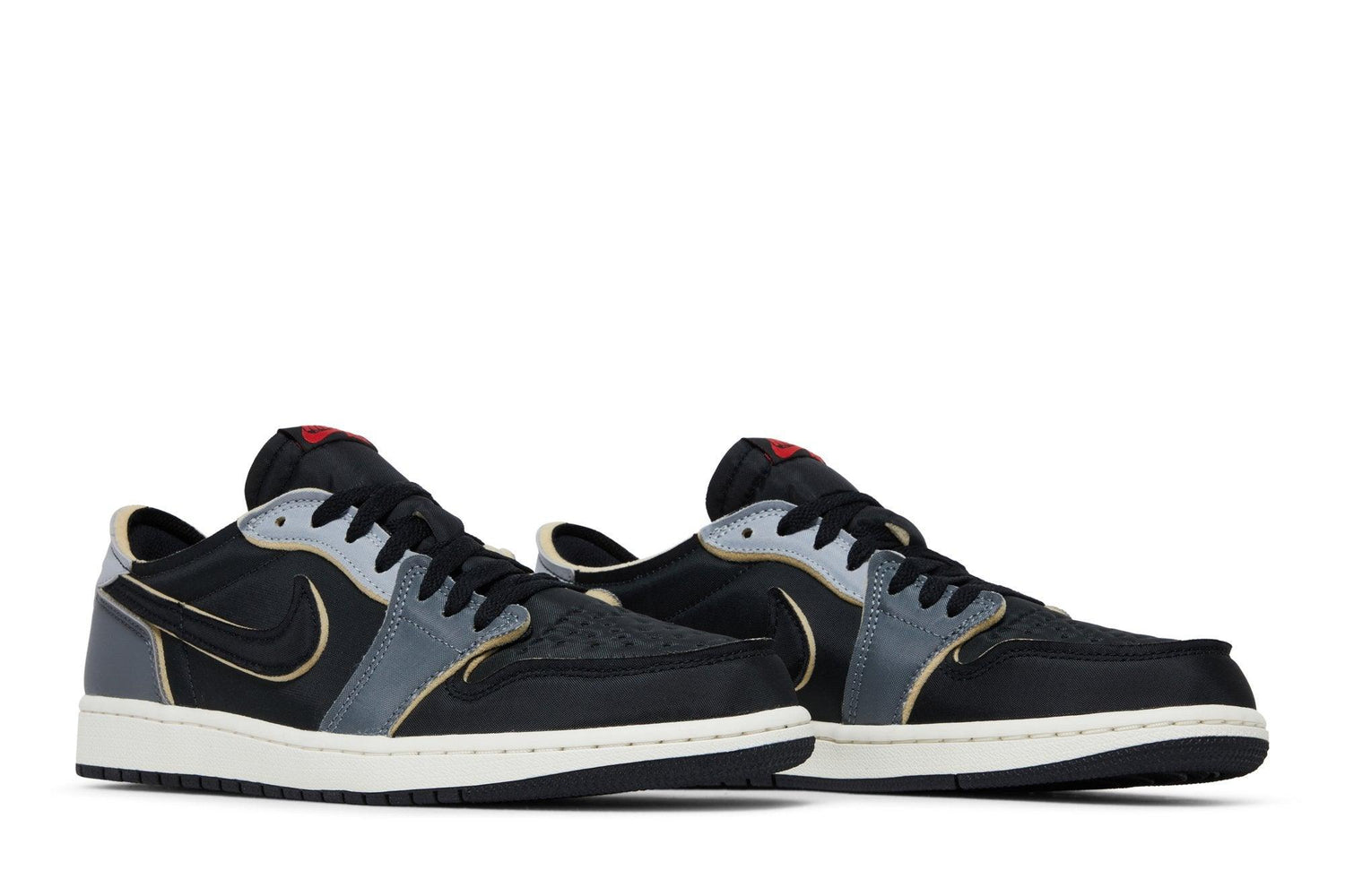 Tênis Nike Air Jordan 1 Low OG EX Black and Smoke Grey Cinza