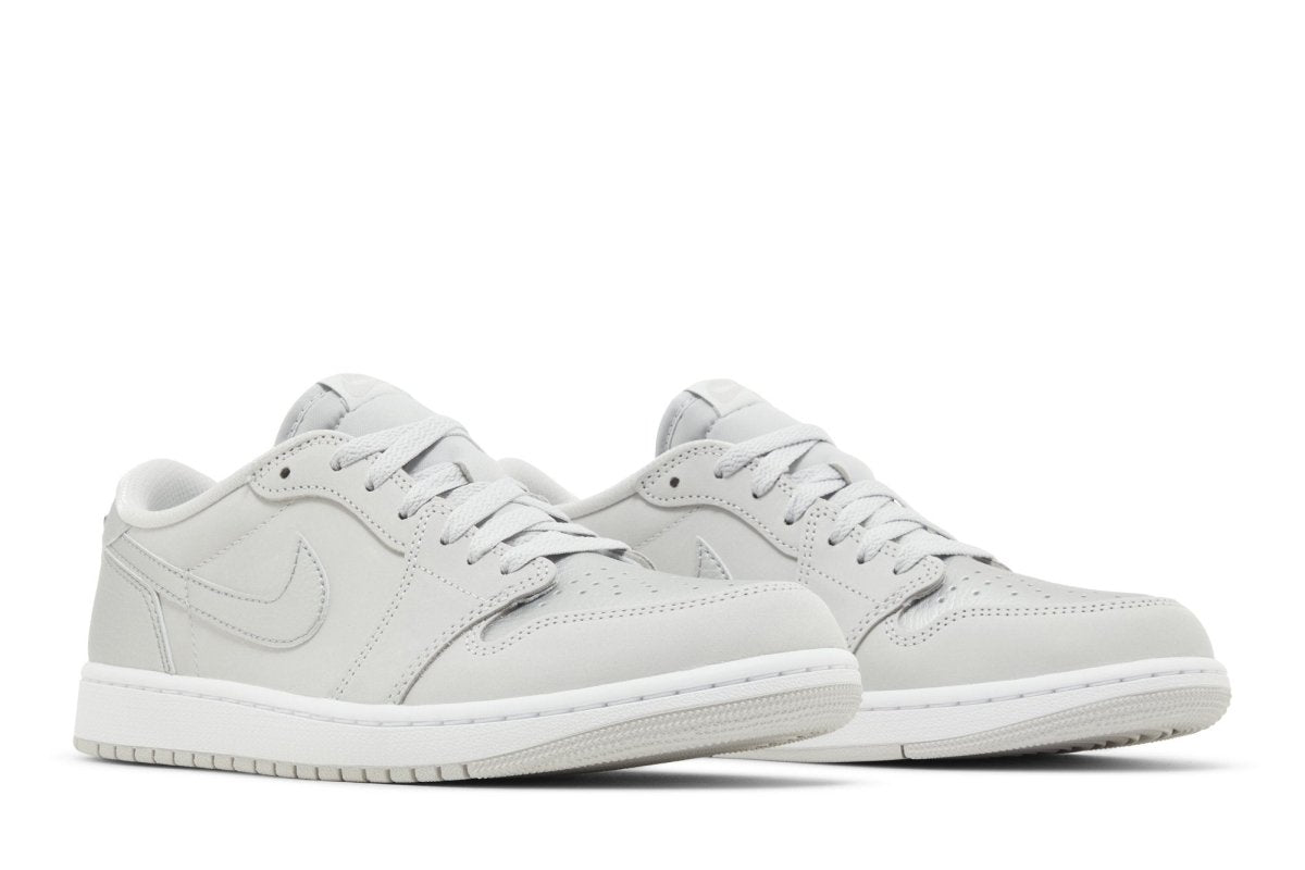 Tênis Nike Air Jordan 1 Low Og Metallic Silver Cinza