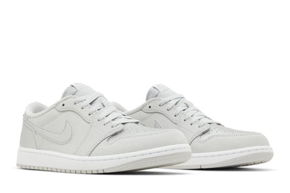 Tênis Nike Air Jordan 1 Low Og Metallic Silver Cinza