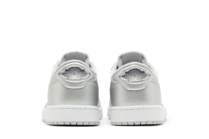 Tênis Nike Air Jordan 1 Low Og Metallic Silver Cinza