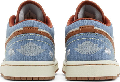 Tênis Nike Air Jordan 1 Low Phantom Denim Cinza