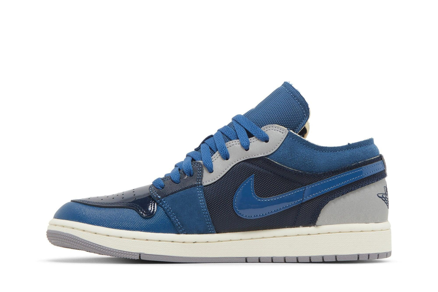Tênis Nike Air Jordan 1 Low SE Craft Inside Out Obsidian Azul