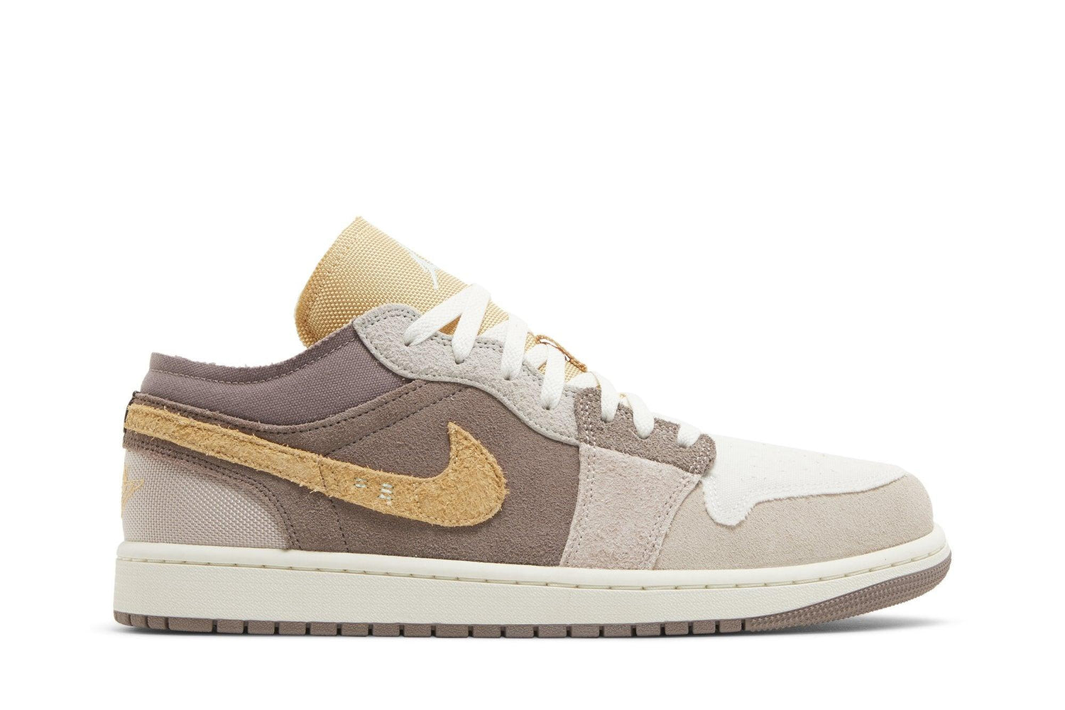Tênis Nike Air Jordan 1 Low SE Craft Inside Out Taupe Haze Bege