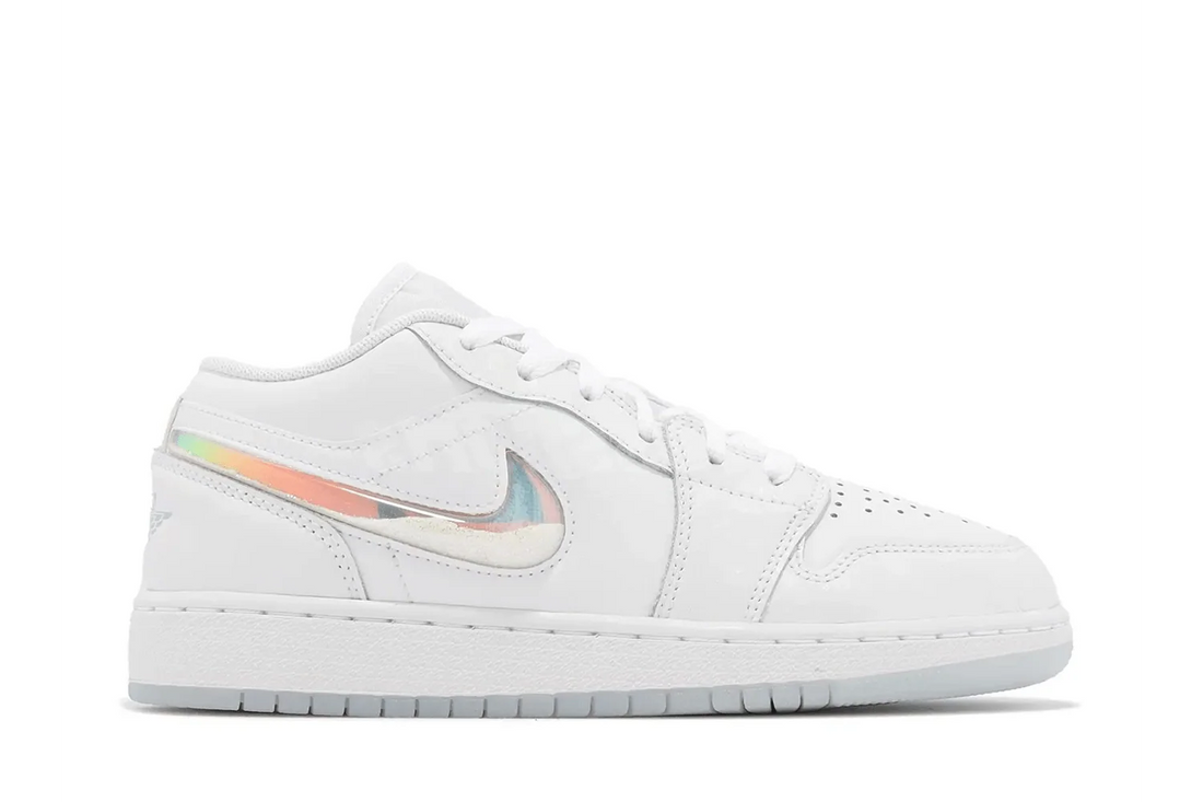Tênis Nike Air Jordan 1 Low SE Glitter Swoosh Branco