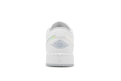 Air Jordan 1 Low Se &quot;Glitter Swoosh&quot; Branco