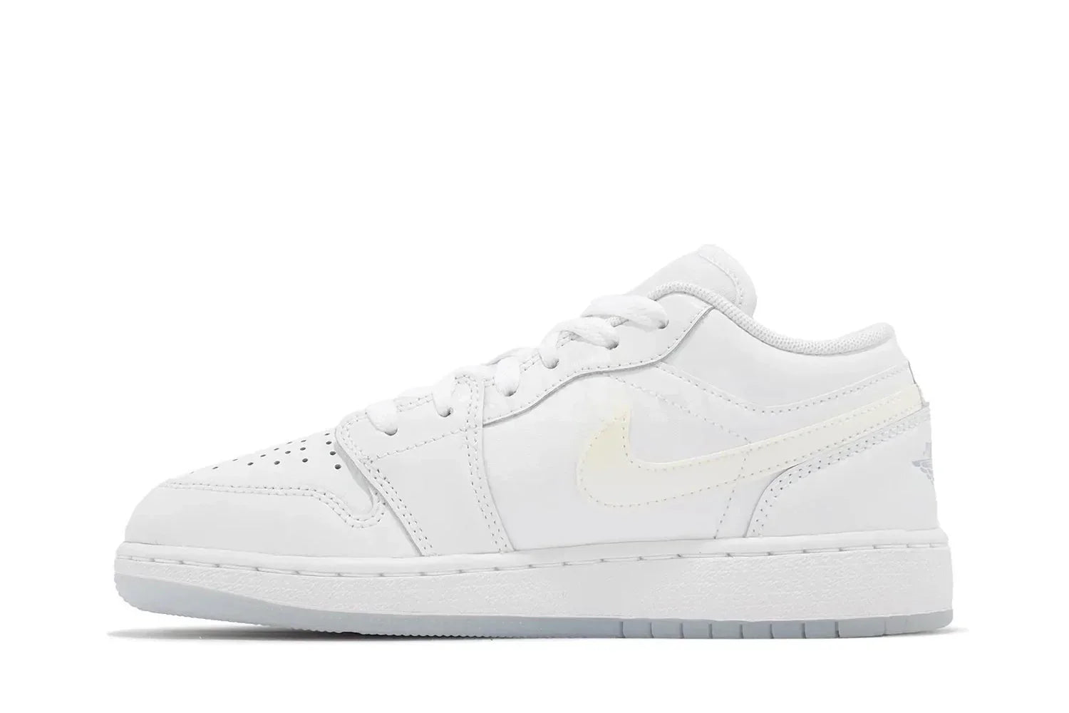 Air Jordan 1 Low Se &quot;Glitter Swoosh&quot; Branco