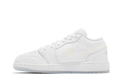 Air Jordan 1 Low Se &quot;Glitter Swoosh&quot; Branco