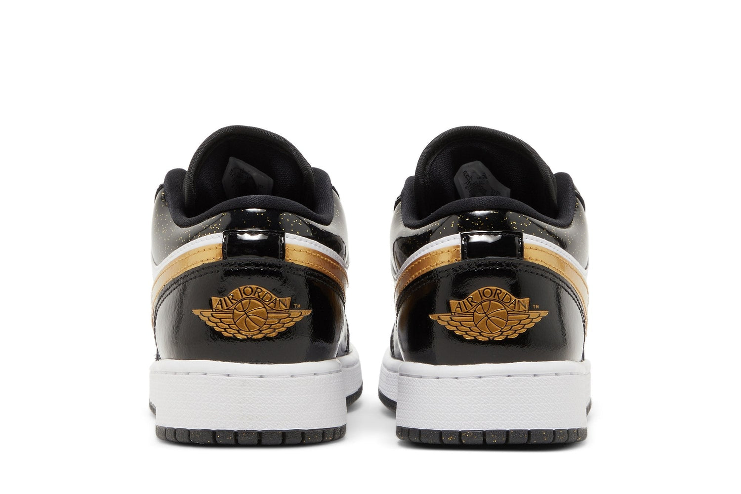 Tênis Nike Air Jordan 1 Low SE GS Gold Toe Preto