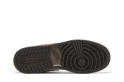 Tênis Nike Air Jordan 1 Low SE GS Gold Toe Preto