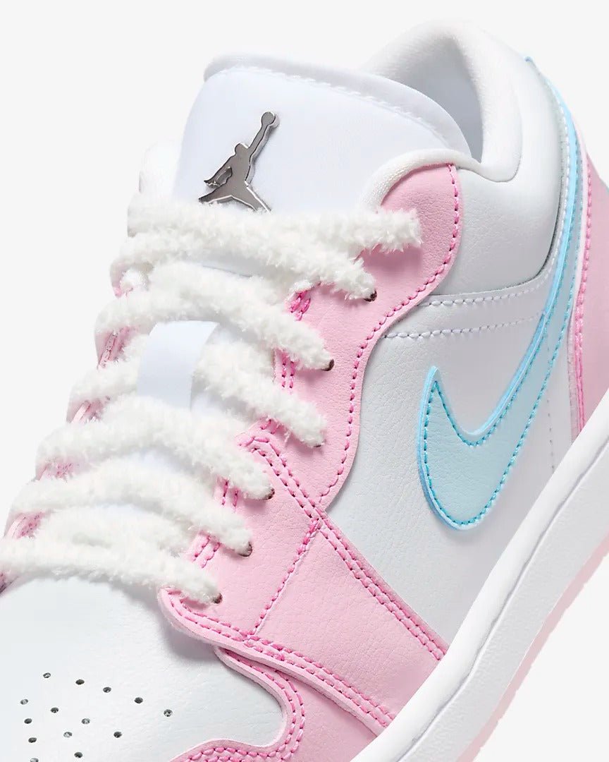 Tênis Nike Air Jordan 1 Low Se Paw Print Pink Foam Rosa