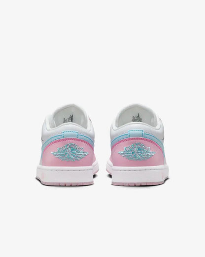 Air Jordan 1 Low Se Paw Print Pink Foam Rosa