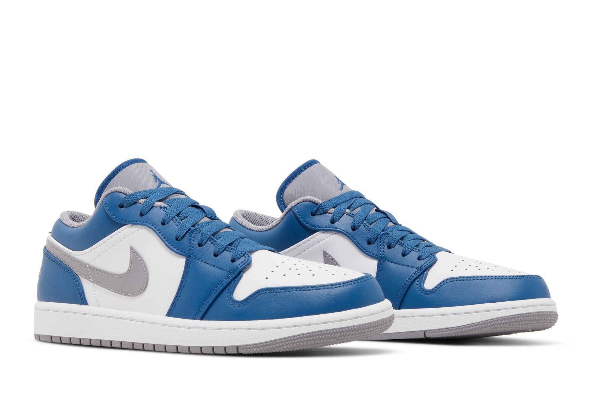 Tênis Nike Air Jordan 1 Low True Blue Azul