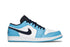 Tênis Nike Air Jordan 1 Low UNC 2021 Cinza