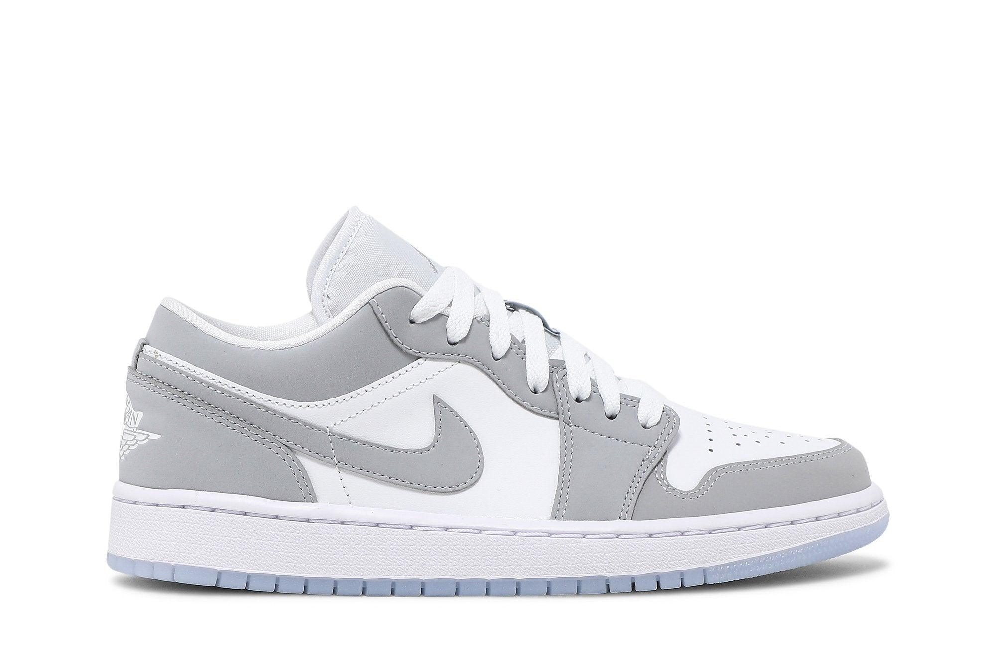 Tênis Nike Air Jordan 1 Low Wolf Grey Cinza