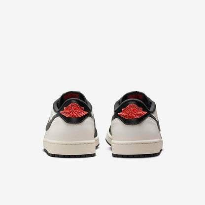 Tênis Nike Air Jordan 1 Low x Paris Saint Germain Sail Off Noir Preto