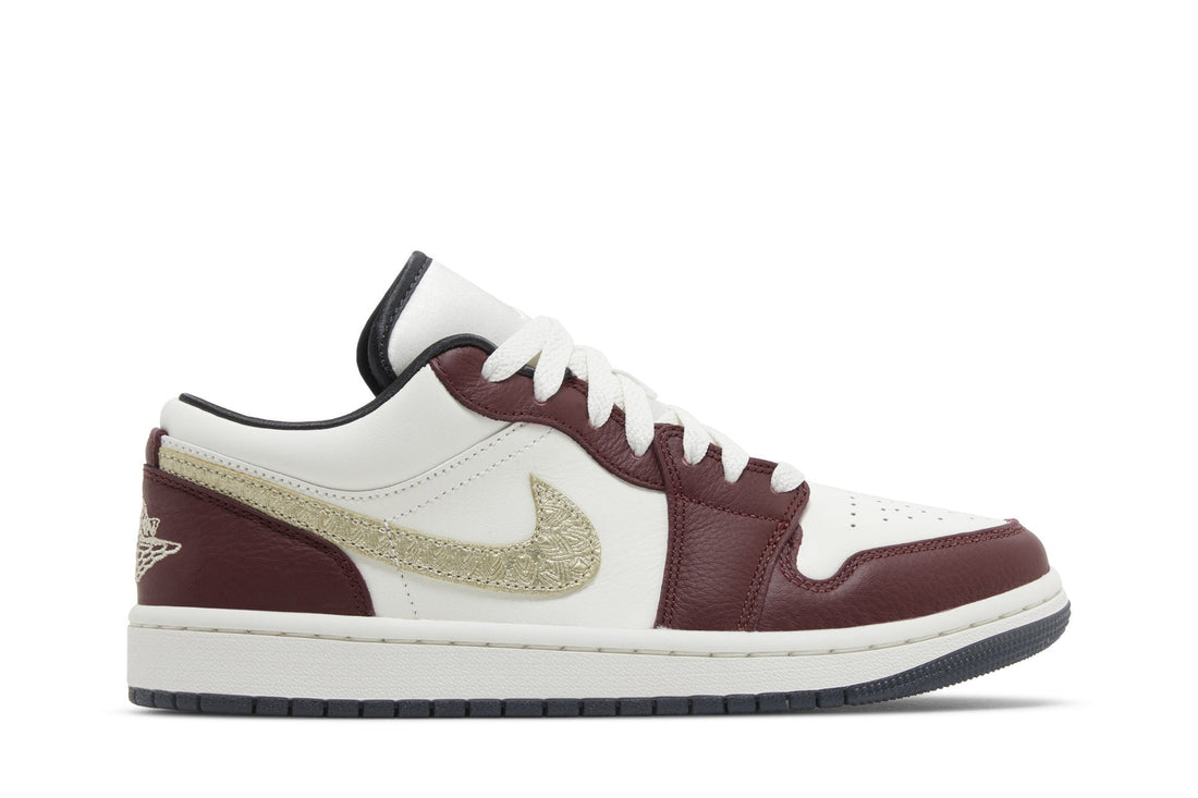 Tênis Nike Air Jordan 1 Low Year of Dragon 2024 Vinho
