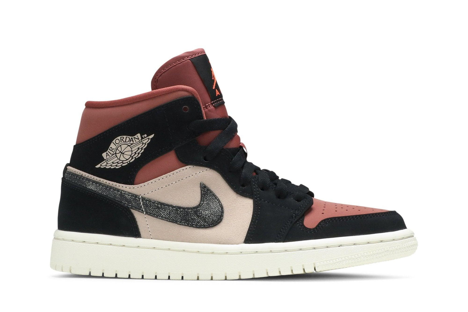 Tênis Nike Air Jordan 1 Mid Canyon Rust Multicolor