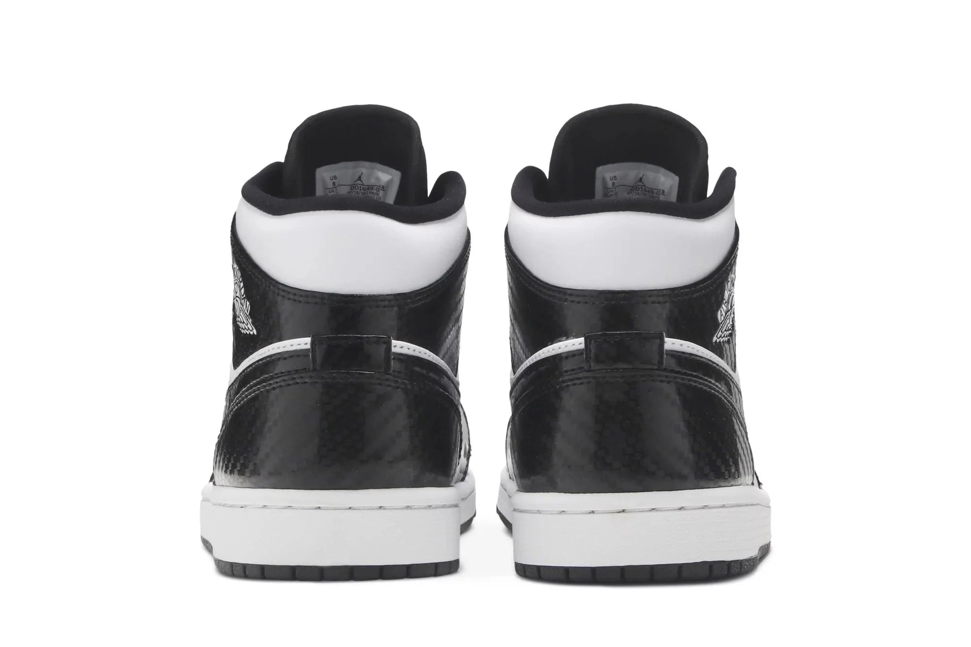 Tênis Nike Air Jordan 1 Mid Carbon Fiber Preto