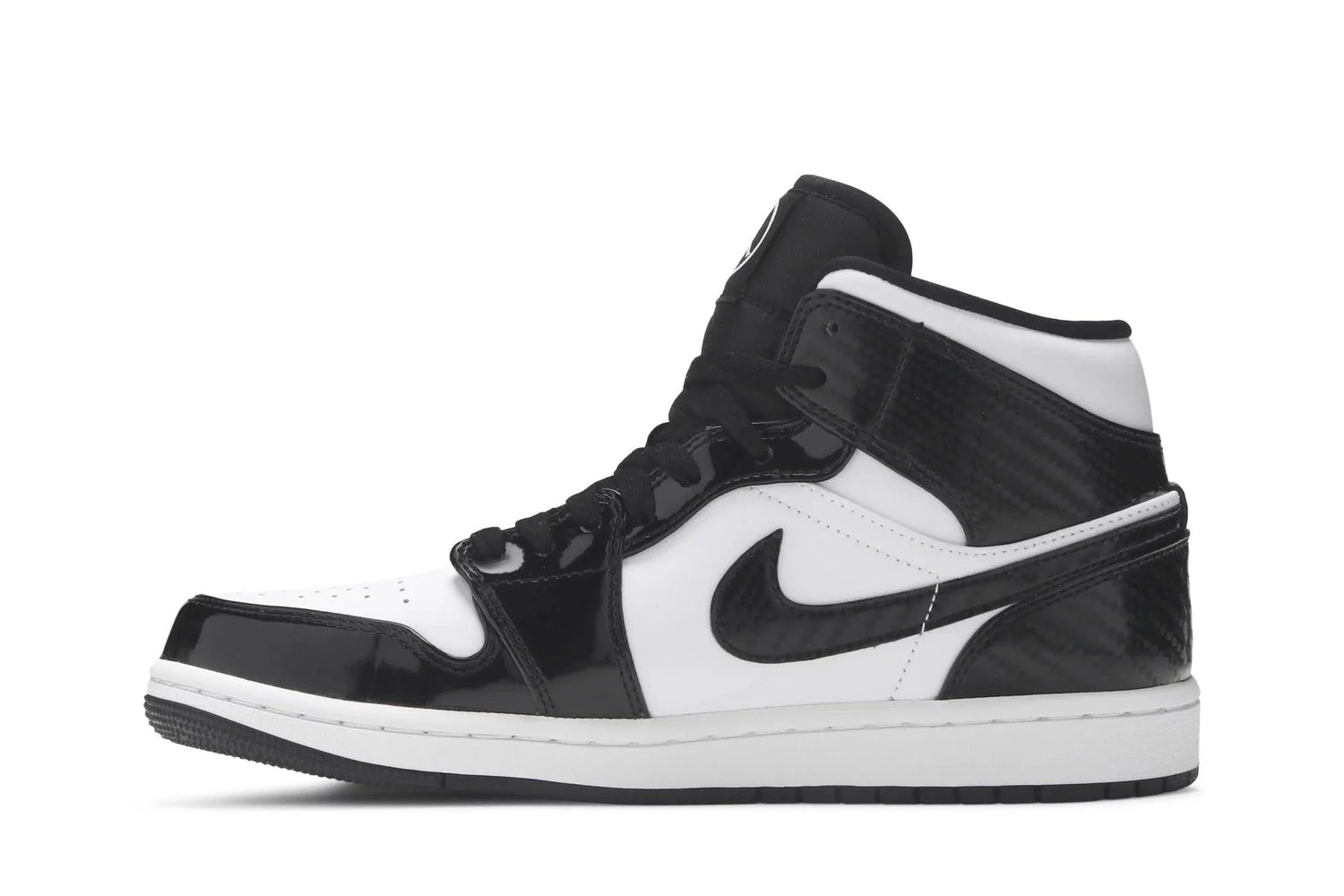 Tênis Nike Air Jordan 1 Mid Carbon Fiber Preto