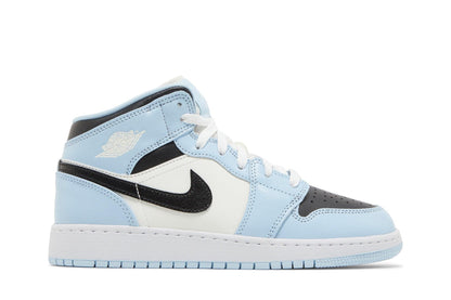 Tênis Nike Air Jordan 1 Mid Ice Blue Azul