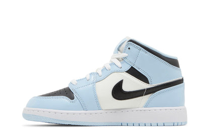 Tênis Nike Air Jordan 1 Mid Ice Blue Azul