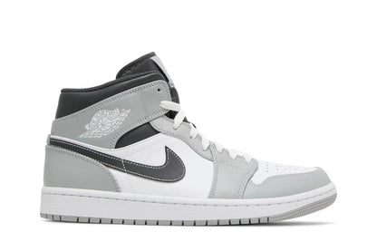 Tênis Nike Air Jordan 1 Mid Light Smoke Grey Cinza