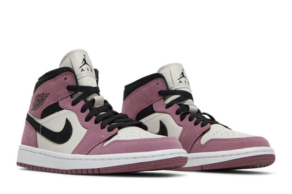 Tênis Nike Air Jordan 1 Mid SE Berry Pink Rosa