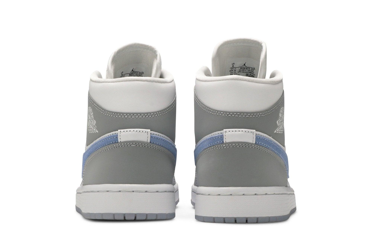 Tênis Nike Air Jordan 1 Mid Wolf Grey Cinza