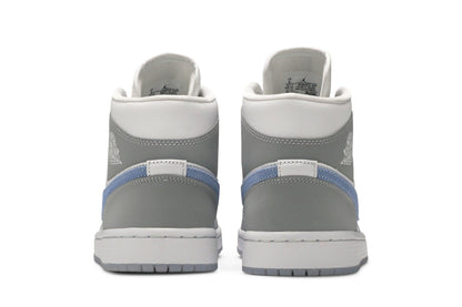Tênis Nike Air Jordan 1 Mid Wolf Grey Cinza
