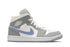 Tênis Nike Air Jordan 1 Mid Wolf Grey Cinza