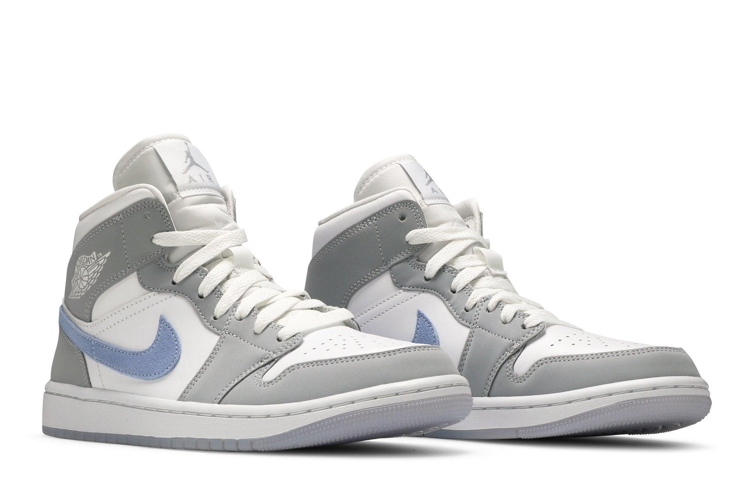 Tênis Nike Air Jordan 1 Mid Wolf Grey Cinza
