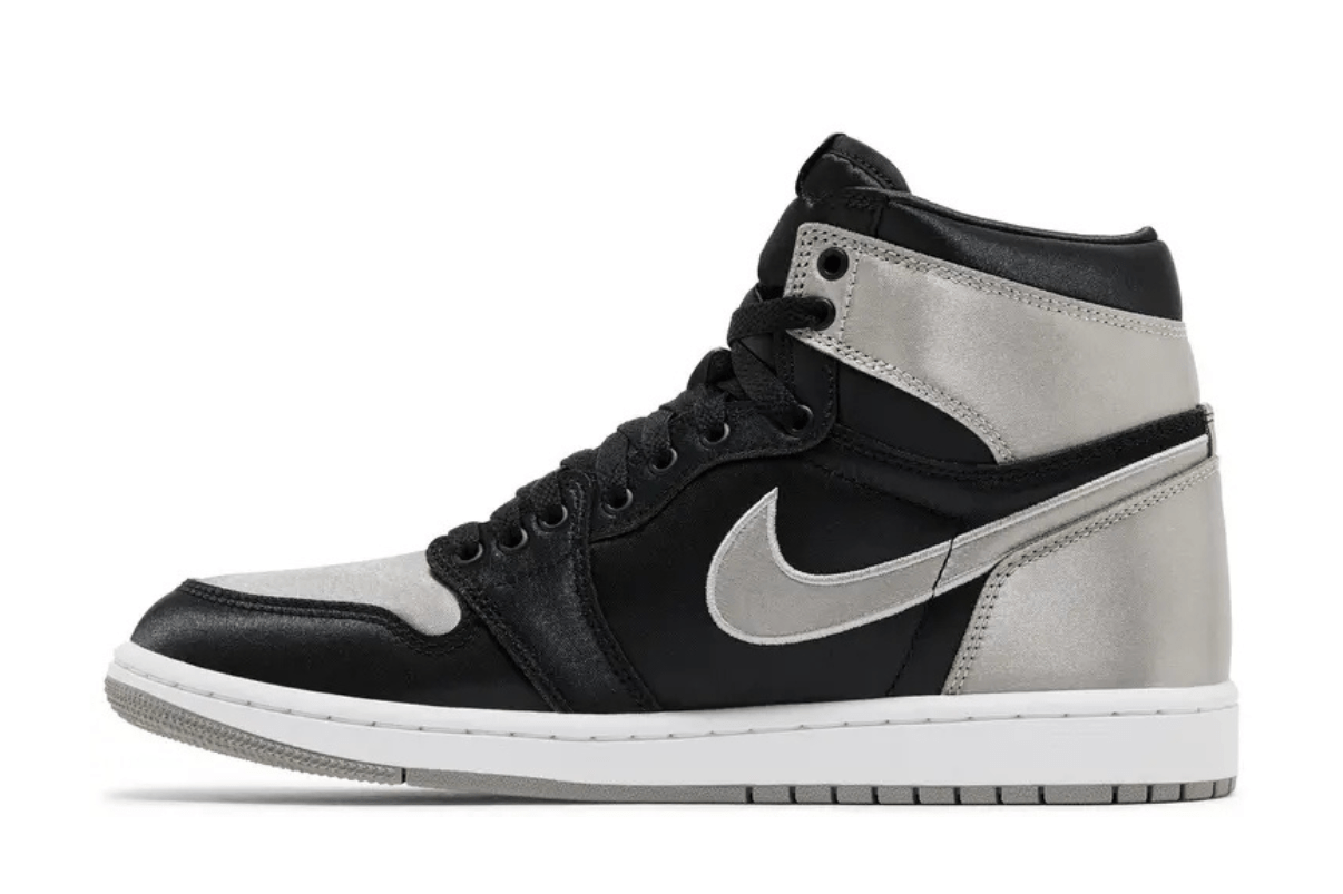 Tênis Nike Air Jordan 1 Retro High OG Satin Shadow Prateado