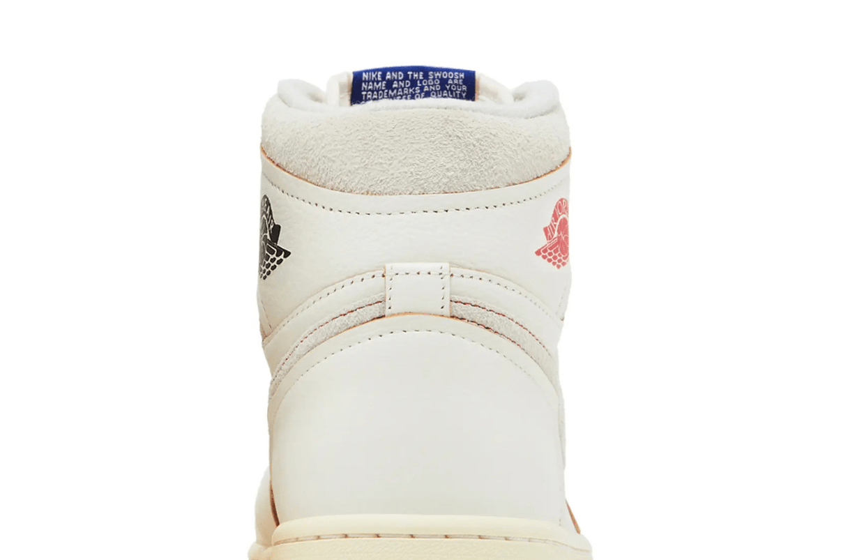Tênis Nike Air Jordan 1 Retro High Rare Air Sail Cinnabar Bege
