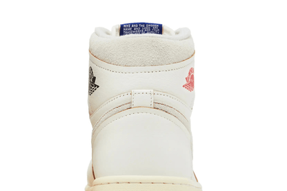 Tênis Nike Air Jordan 1 Retro High Rare Air Sail Cinnabar Bege
