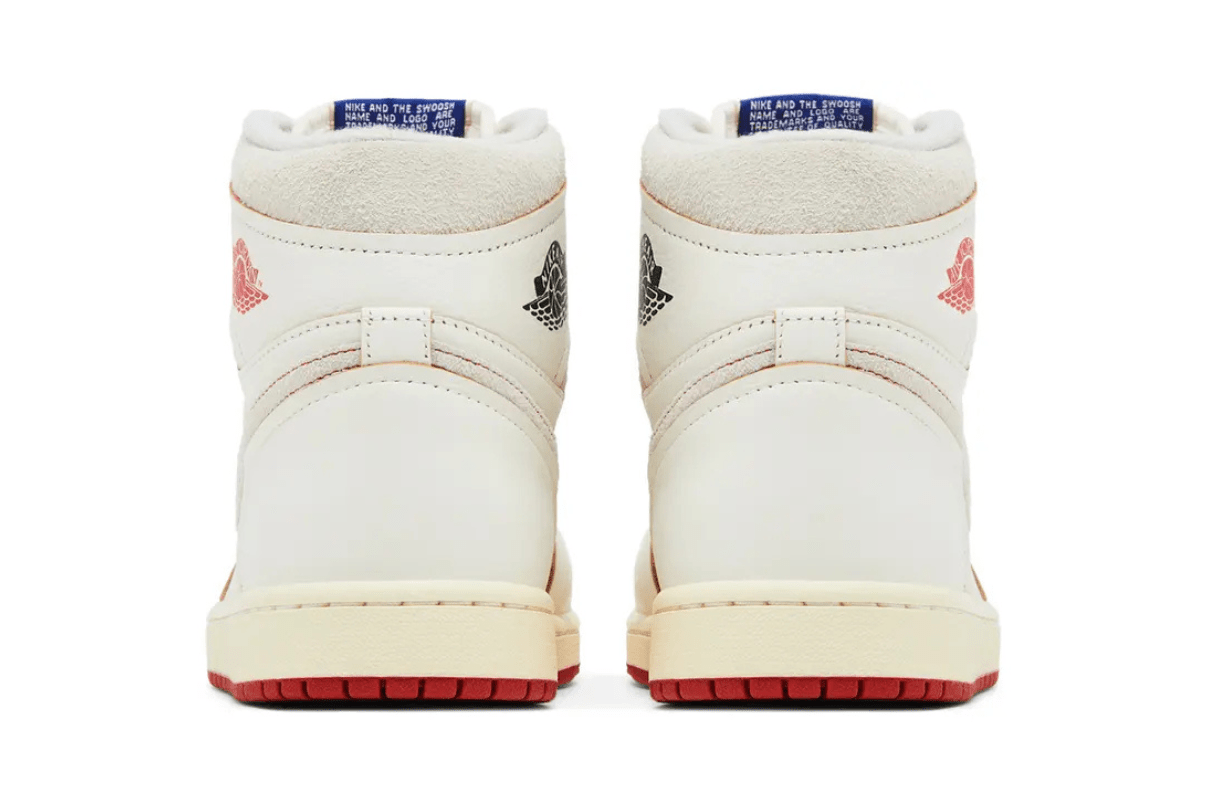 Tênis Nike Air Jordan 1 Retro High Rare Air Sail Cinnabar Bege