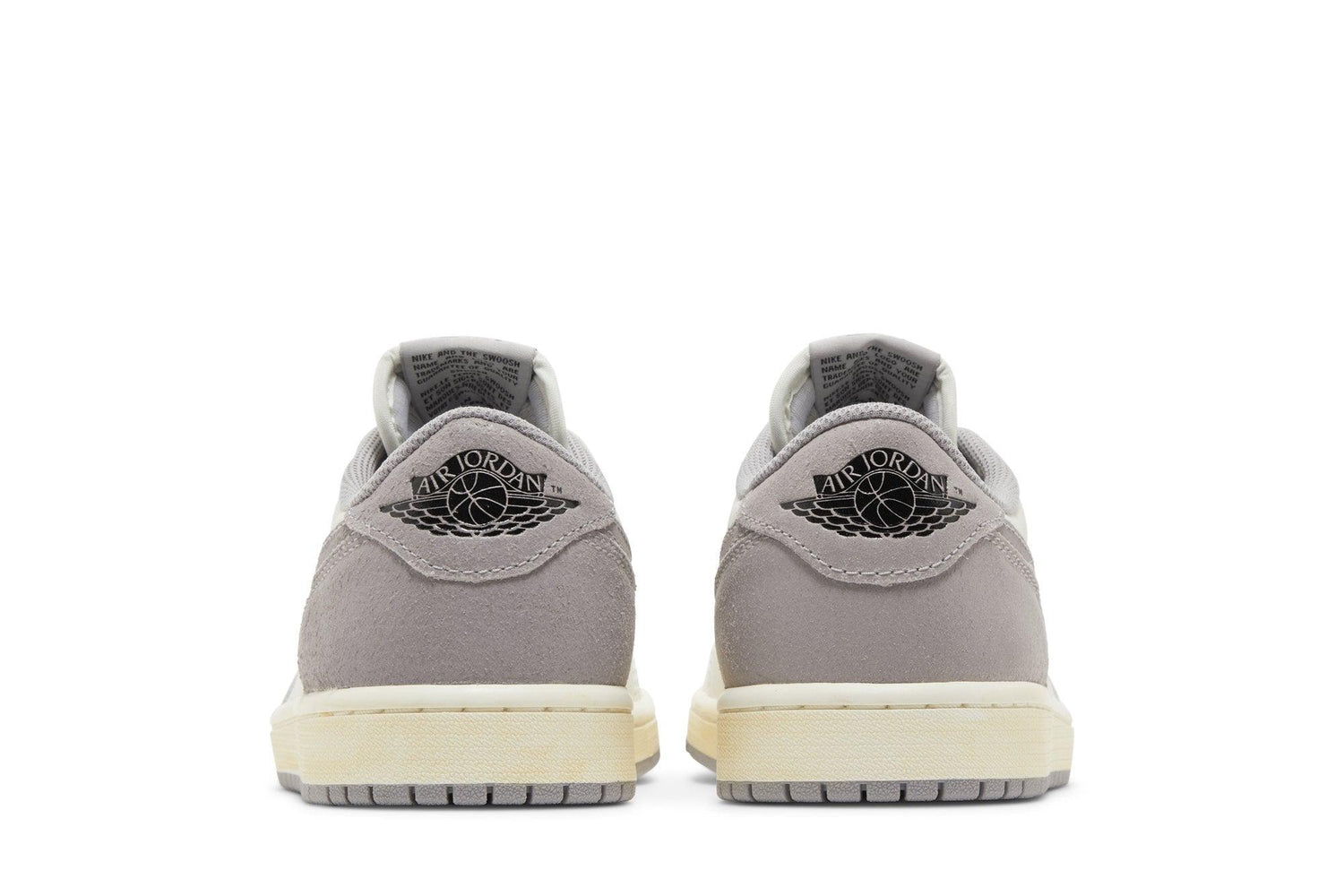 Tênis Nike Air Jordan 1 Retro Low OG Atmosphere Grey Roxo