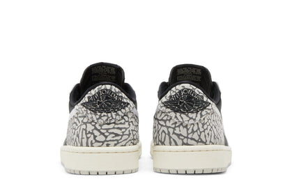 Tênis Nike Air Jordan 1 Retro Low OG Black Cement Preto