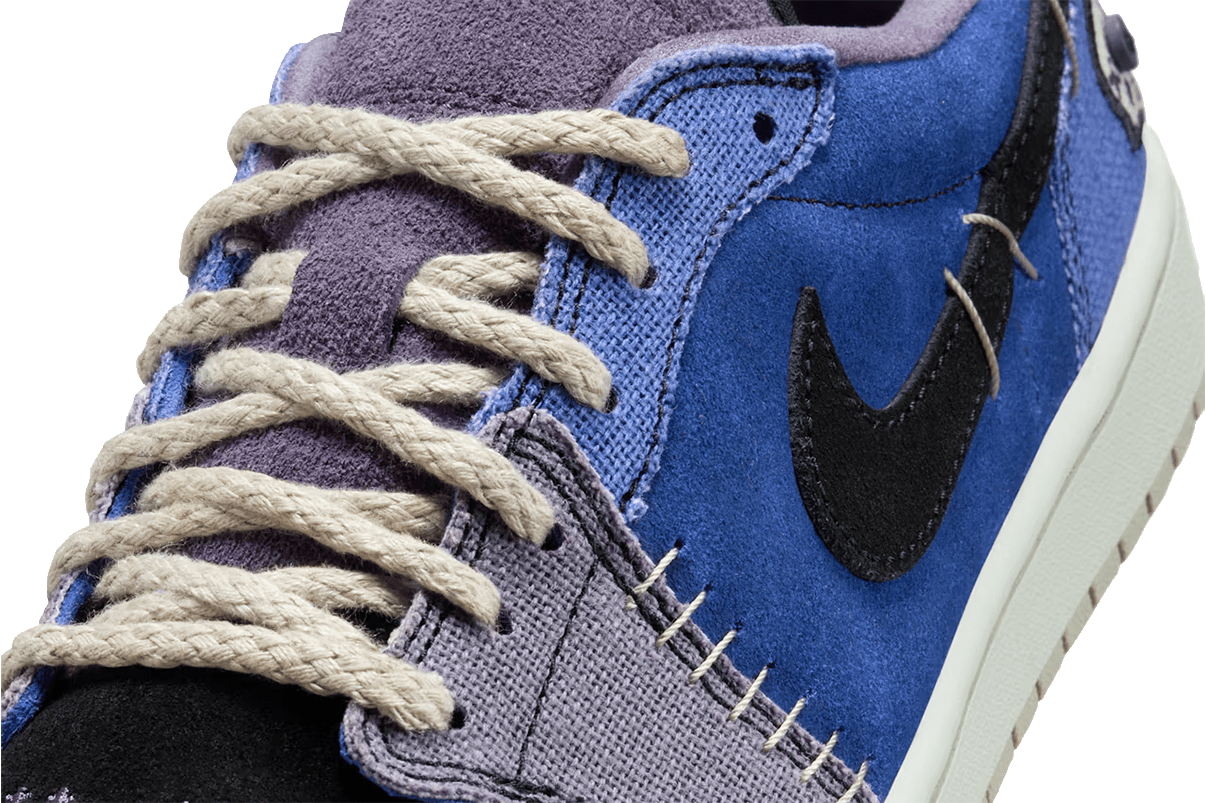 Tênis Nike Air Jordan 1 Retro Low OG Zion Williamson Voodoo Alternate Azul