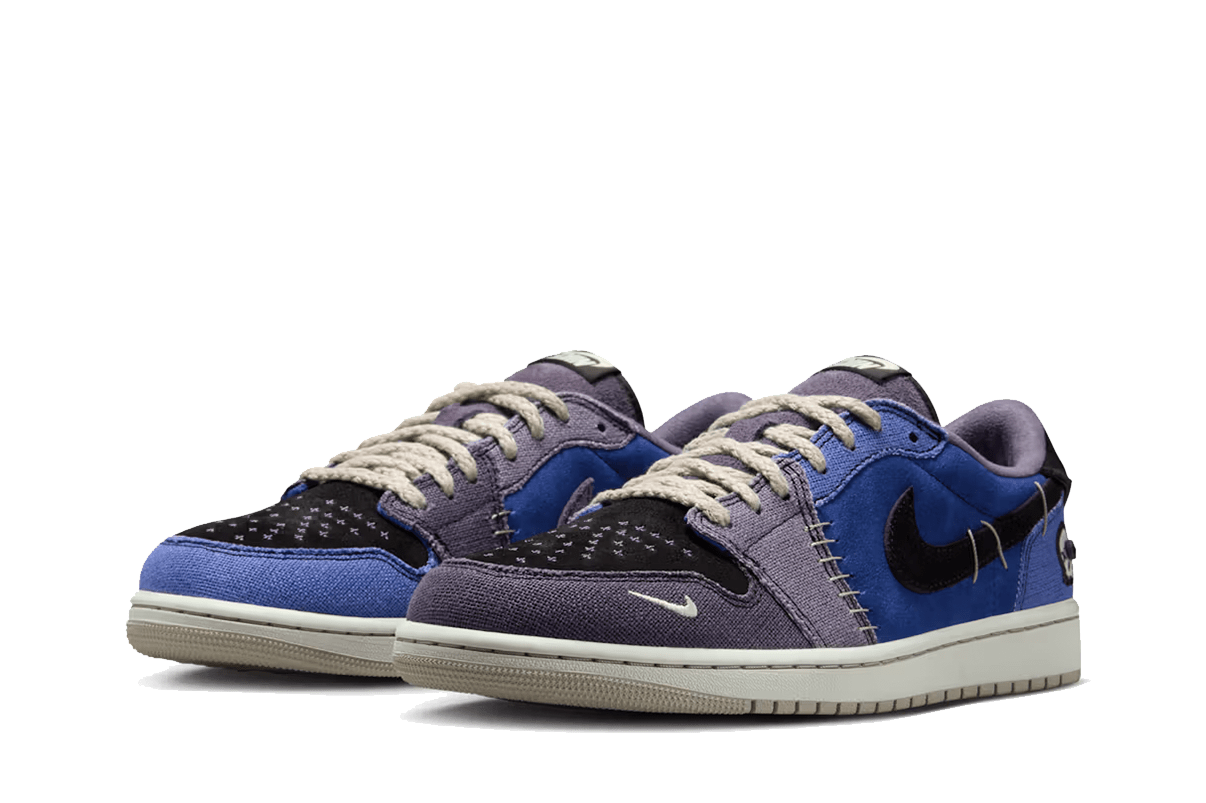 Tênis Nike Air Jordan 1 Retro Low OG Zion Williamson Voodoo Alternate Azul