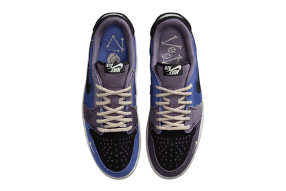 Tênis Nike Air Jordan 1 Retro Low OG Zion Williamson Voodoo Alternate Azul